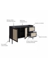 buffet-leblon-2portas-nero-pes-mad-preto