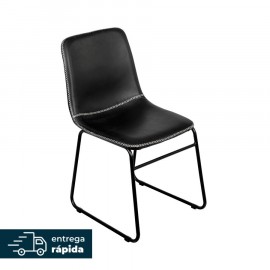 Cadeira Axis Eco Leather Preto